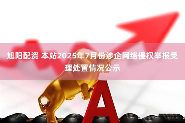 旭阳配资 本站2025年7月份涉企网络侵权举报受理处置情况公示